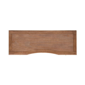 Dauphin - 3 Drawer Executive Desk - Brown