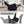 Black Chenille Single Motor Power Lift Recliner Chair