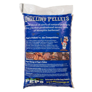 Papa's Premium Hardwood Grilling and Smoking Pellets, Memphis Blend, 20 Pounds - TRAPSKI