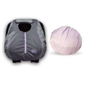 CozyBaby Combo Pack w/ Sun & Bug Cover and Lightweight Summer Cozy Cover, Purple