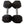 HolaHatha Iron Hexagonal Cast Exercise Dumbbell Free Weight Pair, 45 Pounds