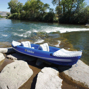 Swimline Solstice Whitewater Rapids Rogue 2 Person Convertible Inflatable Kayak