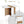JOMEED Folding Dining Kitchen Table with Drawer and 2-Layer Storage Shelf, White