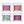 Gelish Mini Xpress Dip Neon Collection 9 G ColorFusion Nail Powder Jar, 4 Pack - TRAPSKI