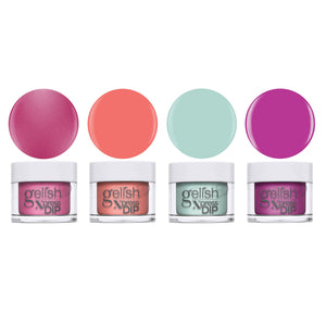 Gelish Mini Xpress Dip Neon Collection 9 G ColorFusion Nail Powder Jar, 4 Pack - TRAPSKI