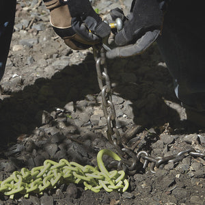 Brush Grubber Heavy Duty 4 Foot Triple Chain ATV and UTV Shrub and Clump Grubber