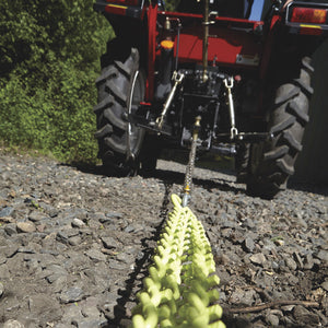 Brush Grubber Heavy Duty 4 Foot Triple Chain ATV and UTV Shrub and Clump Grubber