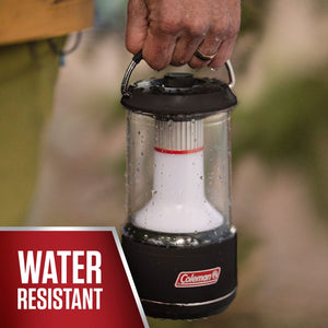 Coleman 800 Lumens LED Outdoor Camping Light Lantern with BatteryGuard, Black