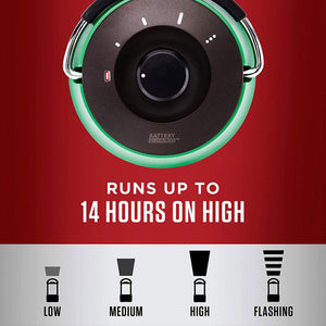 Coleman 1000 Lumens LED Outdoor Camping Light Lantern with BatteryGuard, Green