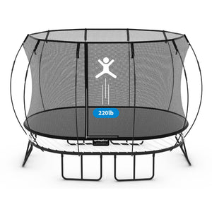 Springfree Trampoline Oval 8 x 13Ft Trampoline & FlexrStep V2 Safety Ladder