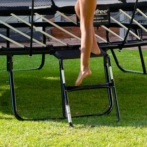 Springfree Trampoline Oval 8 x 13Ft Trampoline & FlexrStep V2 Safety Ladder