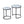 Round End Table, Stacking Side Tables With Sturdy Metal Frame For Small Space, Living Room, Office (Set of 2) - Black