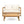 Porto Outdoor Loveseat & Table - Beige / Teak