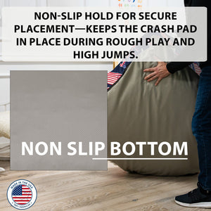 Sensory Crash Pad for Kids & Adults – Removable Washable Fleece Cover