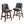 Upholstered Swivel Bar Stool
