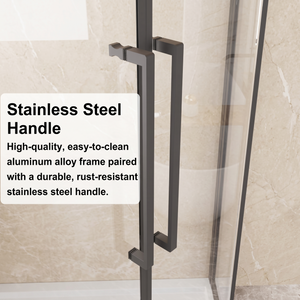 Neo-Angle Sliding Shower Enclosure 36"x72"