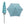 9FT Umbrella Blue Stripes