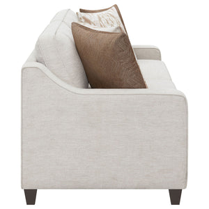 Mahaffey - Christine Upholstered Sloped Arm Sofa - Beige