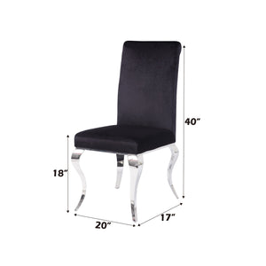 Fabiola Upholstered Stainless Steel Dining Chair