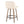 Toriano - Contemporary Fixed-Height Counter Stool & Swivel With Round Footrest (Set of 2)
