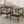 Set of 2 Rectangle End Table Gray Glass