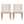 Light Luxury Rivet Upholstered Dining Chair Set of 2