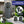 31.5' Tall Striped Concrete Column Fountain with LED Light