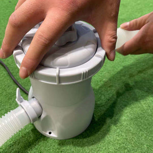 JLeisure 10'x30" Prompt Set Pool, CleanPlus Pump, Filter Cartridge & Pool Vacuum