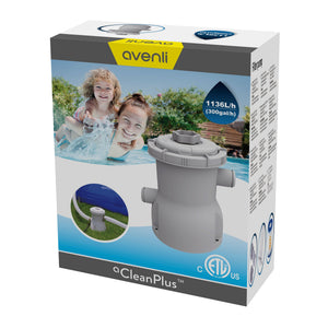 JLeisure Clean Plus 300 GPH Above Ground Swimming Pool Filter Cartridge Pump