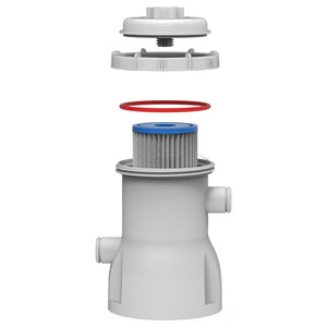 JLeisure Clean Plus 530 GPH Above Ground Swimming Pool Filter Cartridge Pump