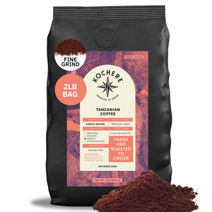 Kochere Coffee Tanzanian Mbeya AB Medium-Light Roast - Pear, Floral, Jasmine Notes