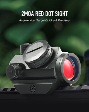 2MOA Red Dot Sight, Smiley Face Reticle