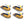 Intex Inflatable 2 Person Floating Boat Raft Set w/ Oars & Air Pump (4 Pack)
