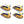 Intex Inflatable 2 Person Floating Boat Raft Set w/ Oars & Air Pump (4 Pack)