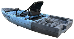 10ft Recon Modular Prop Drive Pedal Fishing Kayak | 430lbs Capacity | 2 Piece