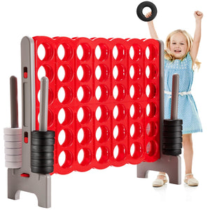 Jumbo 4 in a Row 4-to-Score Giant Game Set-White