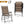 2 Pieces Outdoor Patio Folding Chair with Armrest for Camping Garden