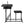 Foldable Shooting Bench with Adjustable Height Table