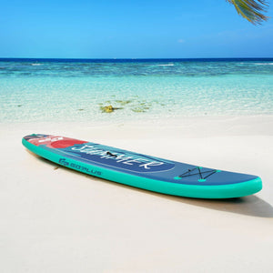 10 Feet Inflatable Stand Up Paddle Board with Backpack Leash Aluminum Paddle