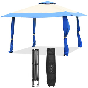 13 Feet x 13 Feet Pop Up Canopy Tent Instant Outdoor Folding Canopy Shelter