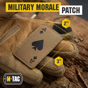 M-Tac patch Ace of Spades Laser Cut - (Set of 2)