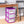 Homz Plastic 3 Drawer Medium Storage Container Tower, Clear Drawers/Purple Frame