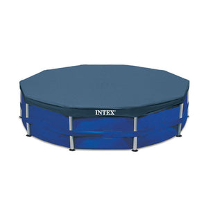 Intex Pool Filter (6 Pack) with Intex 10-Foot Round Above Ground Pool Cover