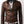 Strap Pocket Slim-Fit Light Brown Leather Jacket