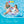 Intex 36 Inch Colorful Transparent Inflatable Swimming Pool Single Ring Float
