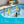 Intex 56508EP Inflatable Floating Swimming Pool Toys Volleyball Game, Green