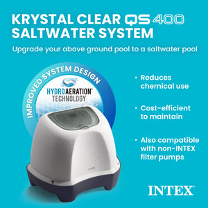 Intex Krystal Clear Saltwater Pool Chlorine System for 4,500 Above Ground Pools