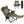 Reclining Camping Chair with Adjustable Backrest & Footrest
