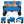 2-in-1 Collapsible Wagon Bench Seat with Adjustable Handle