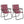 2 Pieces Folding Beach Chair Camping Lawn Webbing Chair